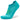 A teal Balega Hidden Comfort no-show sock with cushioning and a mesh design.