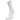 White sock on a white background