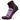 A quarter-cut athletic sock with moisture-wicking properties, designed for activities like running and hiking.